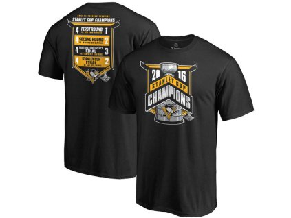 Pánské tričko Pittsburgh Penguins NHL 2016 Stanley Cup Champions All Score