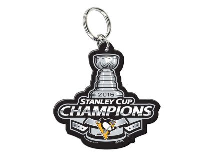 Přívěšek Pittsburgh Penguins NHL 2016 Stanley Cup Champions Premium Acrylic