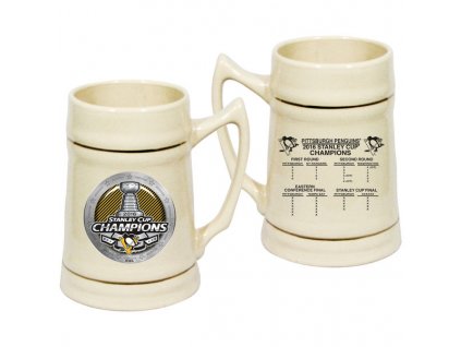 Půllitr Pittsburgh Penguins NHL 2016 Stanley Cup Champions Stein