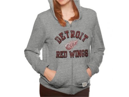 Dámská mikina Detroit Red Wings NHL Tri-Blend Full Zip