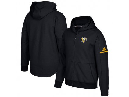 Pánská mikina Pittsburgh Penguins NHL Authentic Pro Squad ID Full-Zip Hood
