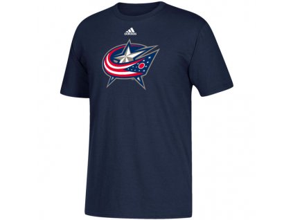 Pánské tričko Columbus Blue Jackets NHL Adidas Primary Logo