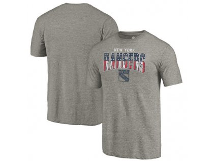 Pánské tričko New York Rangers NHL Freedom Tri-Blend