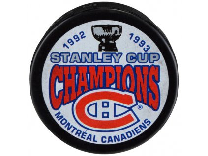 Puk Montréal Canadiens 1993 Stanley Cup Champions
