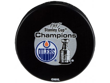 Puk Edmonton Oilers 1987 Stanley Cup Champions