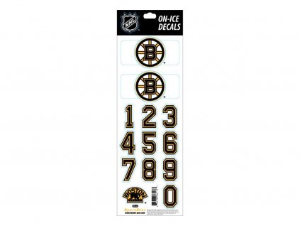 Samolepky na prilbu Boston Bruins Decals