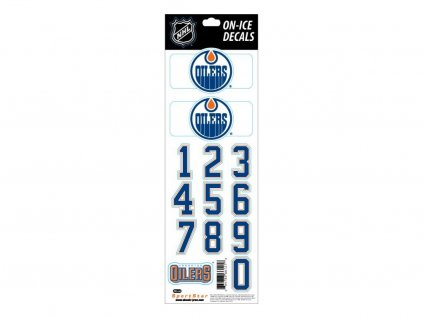 Samolepky na Helmu Edmonton Oilers NHL Decals