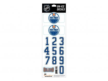 Samolepky na prilbu Edmonton Oilers Decals