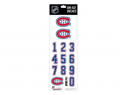 Samolepky na prilbu Montreal Canadiens Decals