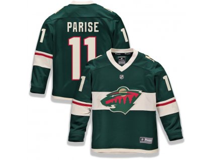 Dětský dres #11 Zach Parise Minnesota Wild NHL Replica Home Jersey