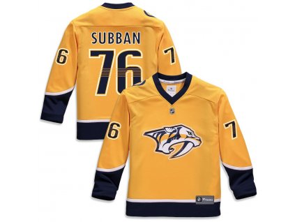 Dětský dres #76 P.K. Subban Nashville Predators NHL Replica Home Jersey