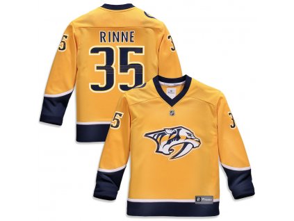Detský Dres #35 Pekka Rinne Nashville Predators Replica Home Jersey