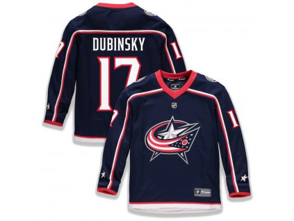 Detský Dres #17 Brandon Dubinsky Columbus Blue Jackets Replica Home Jersey