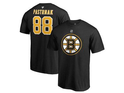 60738 panske tricko david pastrnak 88 boston bruins nhl stack logo name number
