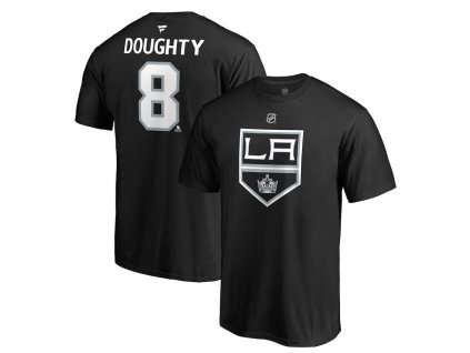 Tričko #8 Drew Doughty Los Angeles Kings Stack Logo Name & Number