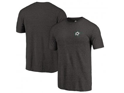 Pánské tričko Dallas Stars NHL Primary Logo Left Chest Distressed Tri-Blend