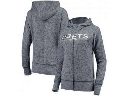 Dámská mikina Winnipeg Jets NHL Reciever Full-Zip Hoodie