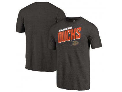 Tričko Anaheim Ducks Slant Strike Tri-Blend