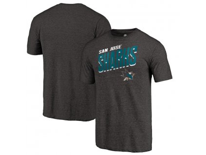 Tričko San Jose Sharks Slant Strike Tri-Blend