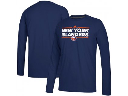 Pánské tričko New York Islanders NHL Adidas Dassler Climalite Long Sleeve