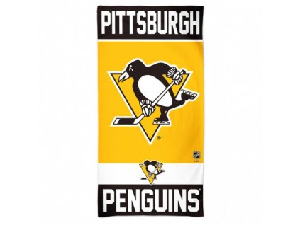 Osuška Pittsburgh Penguins NHL Fibre Beach Towel