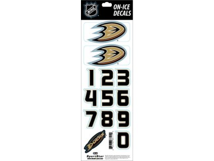 Samolepky na prilbu Anaheim Ducks Decals