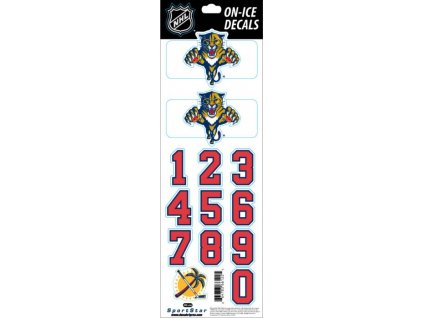 Samolepky na prilbu Florida Panthers Decals