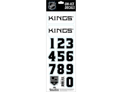 Samolepky na helmu Los Angeles Kings NHL Decals