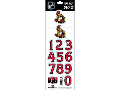 Samolepky na prilbu Ottawa Senators Decals