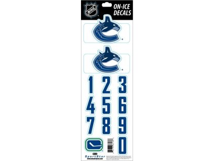 Samolepky na prilbu Vancouver Canucks Decals