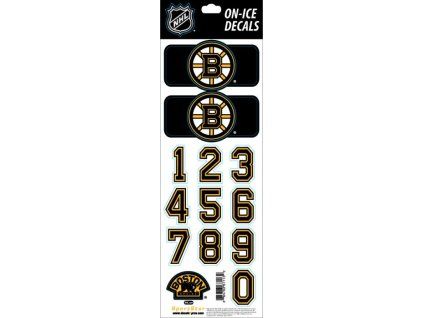 69332 samolepky na helmu boston bruins nhl decals black
