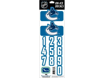 Samolepky na prilbu Vancouver Canucks Decals Royal