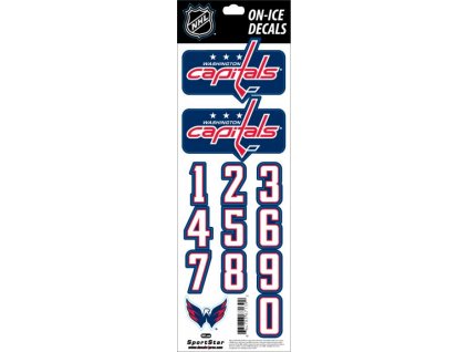 Samolepky na helmu Washington Capitals NHL Decals Navy
