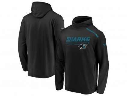 Pánská mikina San Jose Sharks NHL Authentic Pro Rinkside Transitional Pullover Hoodie