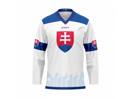 Slovenský hokejový fan dres CCM Hockey Slovakia - Bílý