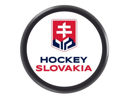 Puk obojstranný prekrížené hokejky Slovakia