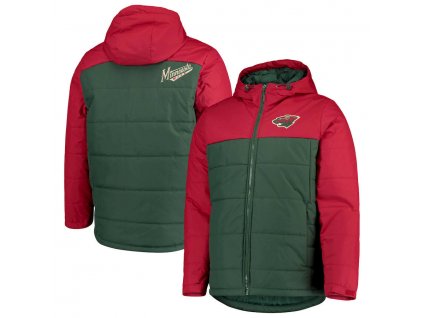 Pánská Zímní bunda Minnesota Wild NHL G-III Sports by Carl Banks Exploration Polyfill Hooded Parka