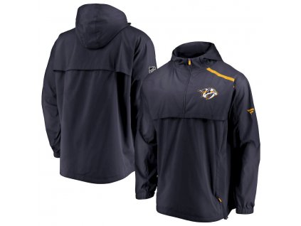 Pánská bunda Nashville Predators NHL Authentic Pro Rinkside Anorak 1/4-Zip