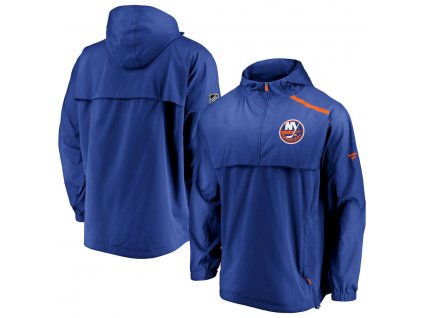 Pánská bunda New York Islanders NHL Authentic Pro Rinkside Anorak 1/4-Zip