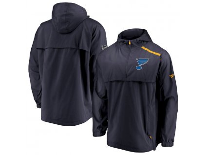 Pánská bunda St. Louis Blues NHL Authentic Pro Rinkside Anorak 1/4-Zip