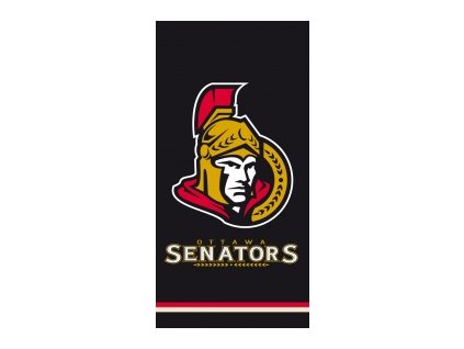 Plážová osuška Ottawa Senators NHL Black