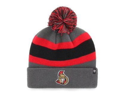 Zimná Čiapka Ottawa Senators 47 Breakaway Cuff Knit Charcoal