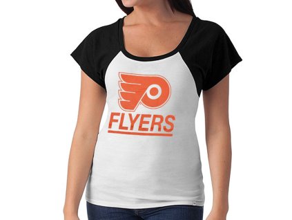 Dámské tričko Philadelphia Flyers NHL Big Time Slim Fit Raglan T-Shirt