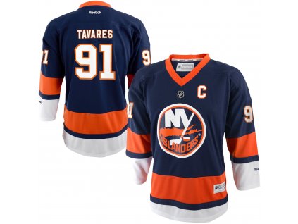 Dětský dres New York Islanders #91 John Tavares Reebok Replica Home (Distribúcia USA, Veľkosť L/XL)