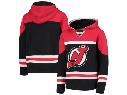 Dětská mikina New Jersey Devils NHL Asset Lace-Up Pullover Hoodie