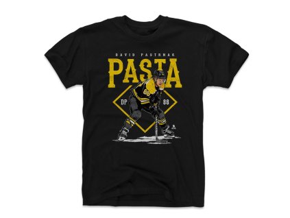 Pánské tričko Boston Bruins NHL David Pastrnak #88 Pasta WHT 500 Level