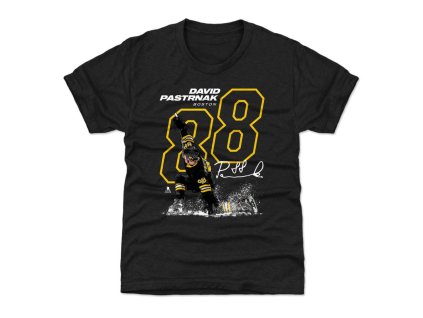 Dětské tričko Boston Bruins NHL David Pastrnak #88 OUTLINE 500 Level