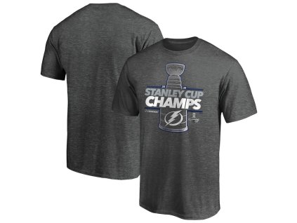 Pánské tričko Tampa Bay Lightning NHL 2020 Stanley Cup Champions Locker Room Laser Shot