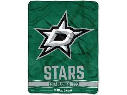 Deka Dallas Stars Plush Micro Throw Logo