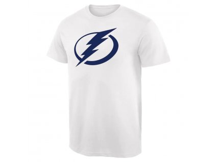 Tričko Tampa Bay Lightning White Team Primary Logo